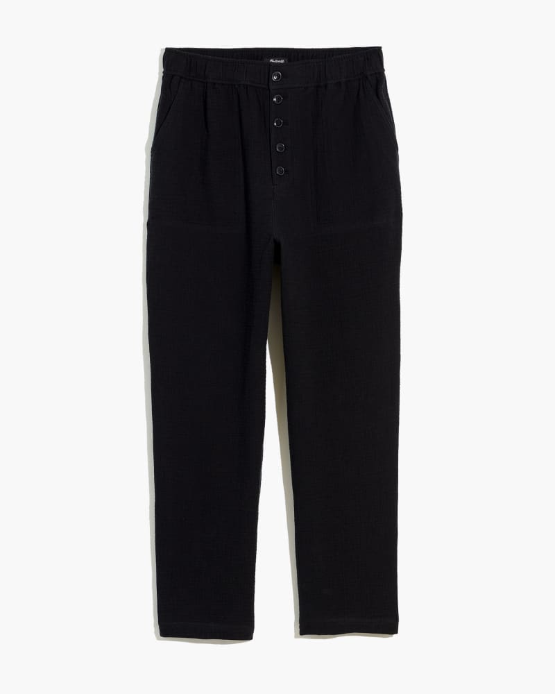 Front of plus size Tapered Button-Front Pant by Madewell | Dia&Co | dia_product_style_image_id:195600